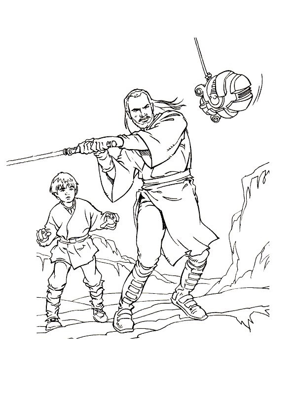 Coloriage 100 Starwars