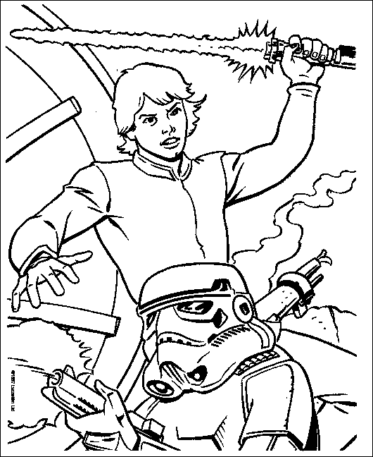 Coloriage 3 Starwars