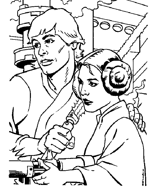 Coloriage 43 Starwars