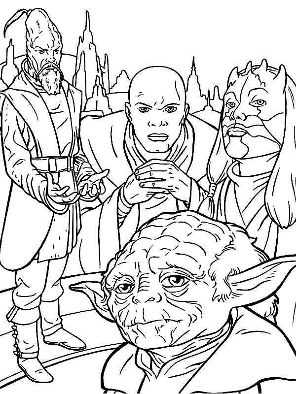 Coloriage 76 Starwars