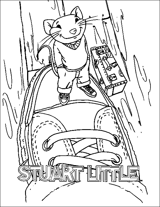 Coloriage 1 Stuart little