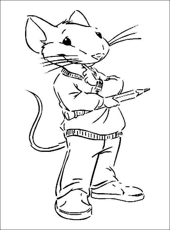 Coloriage 2 Stuart little