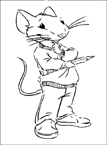 Coloriage Stuart little 2