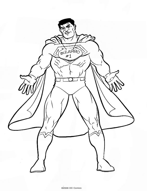 Coloriage 25 Superman