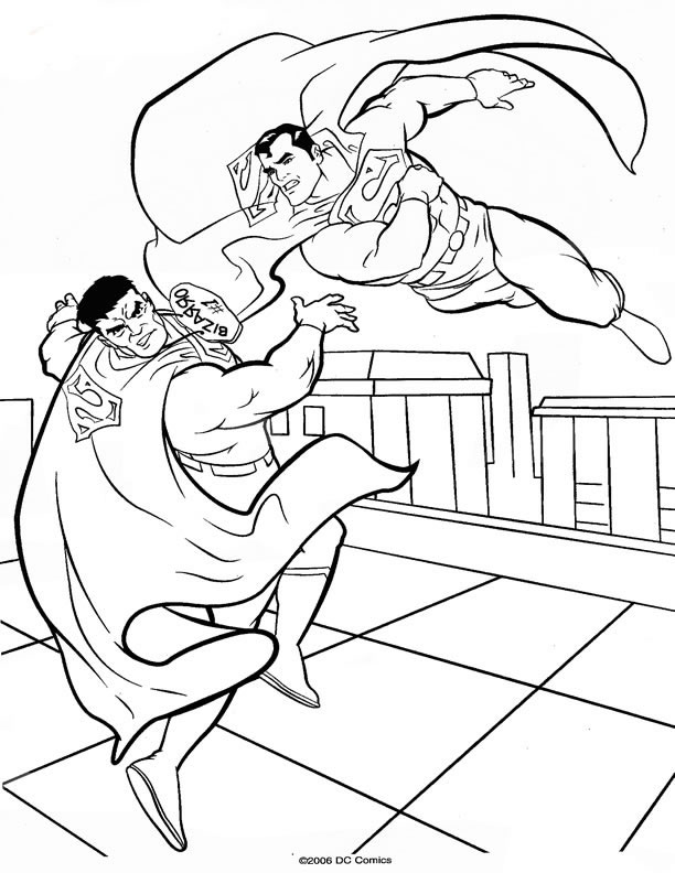 Coloriage 26 Superman