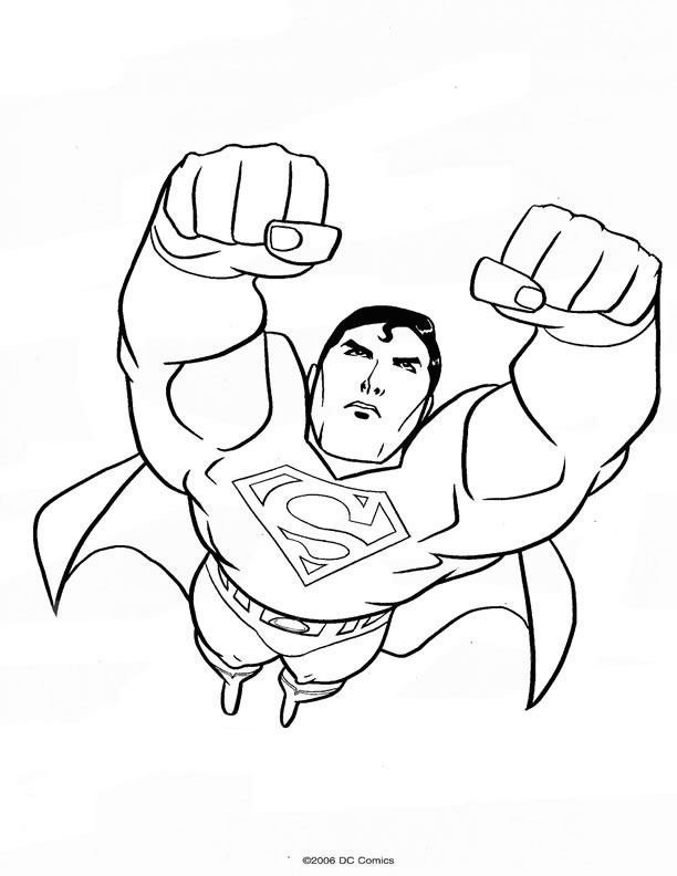 Coloriage 31 Superman