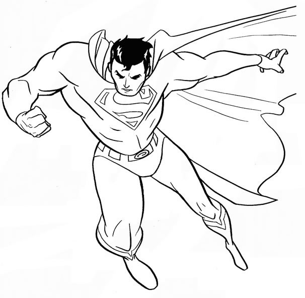 Coloriage 35 Superman