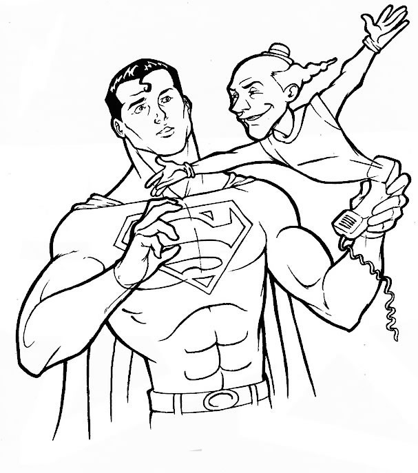 Coloriage 36 Superman