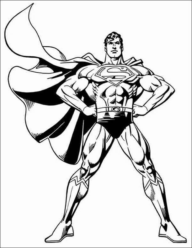Coloriage 47 Superman