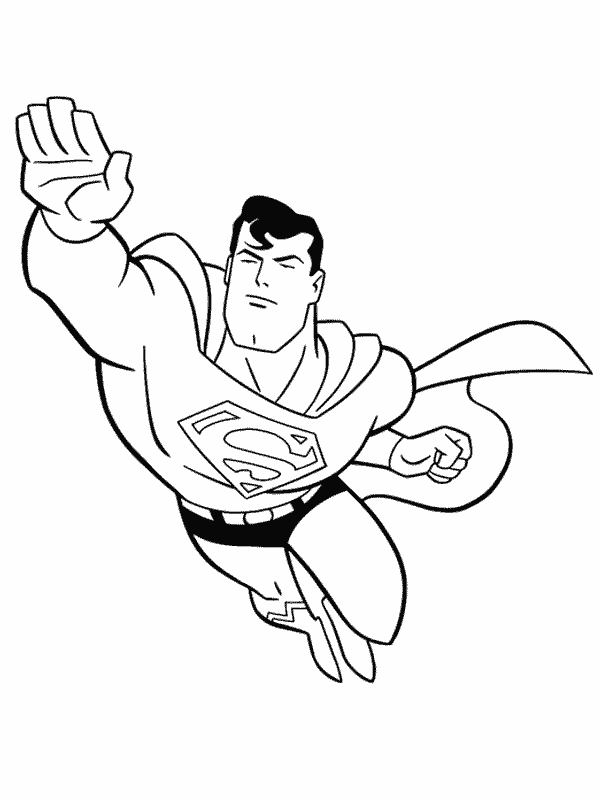 Coloriage 5 Superman