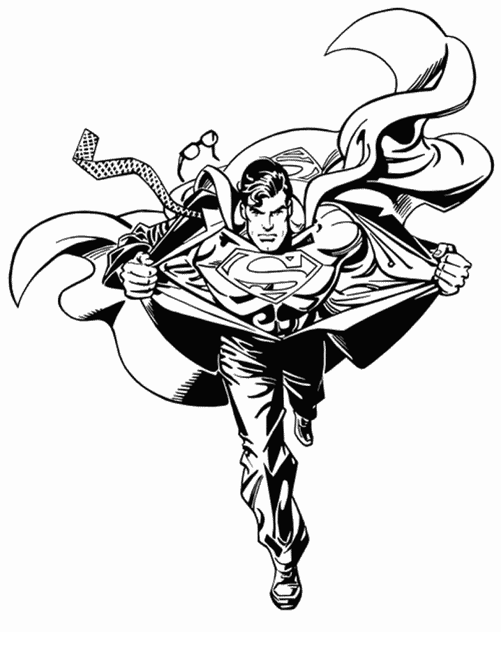 Coloriage 65 Superman