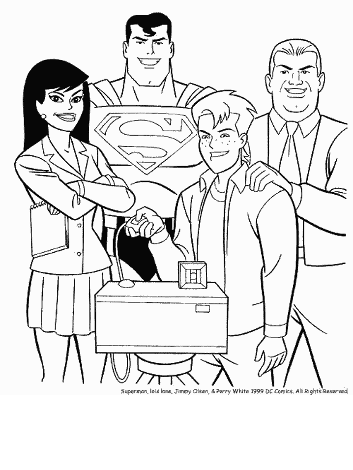 Coloriage 67 Superman