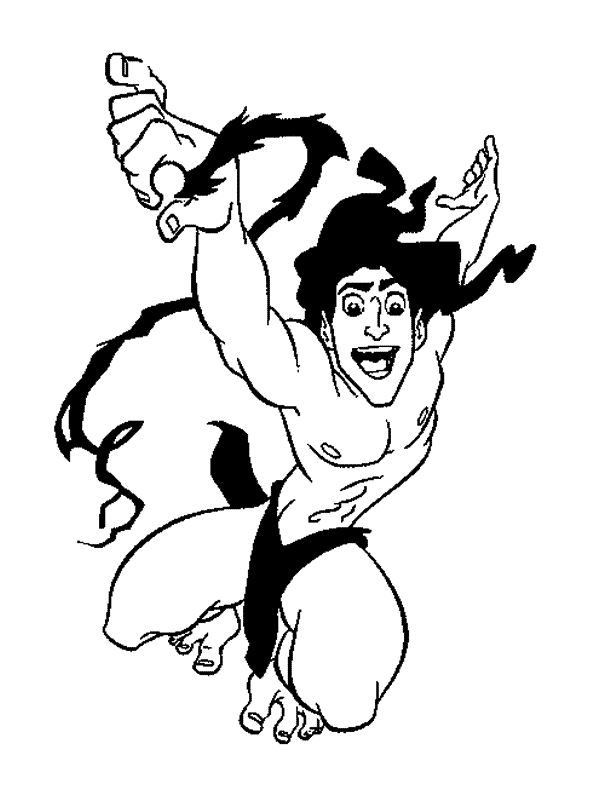 Coloriage 10 Tarzan