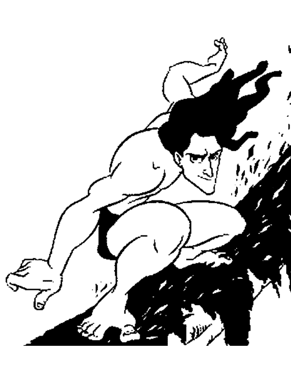 Coloriage 11 Tarzan