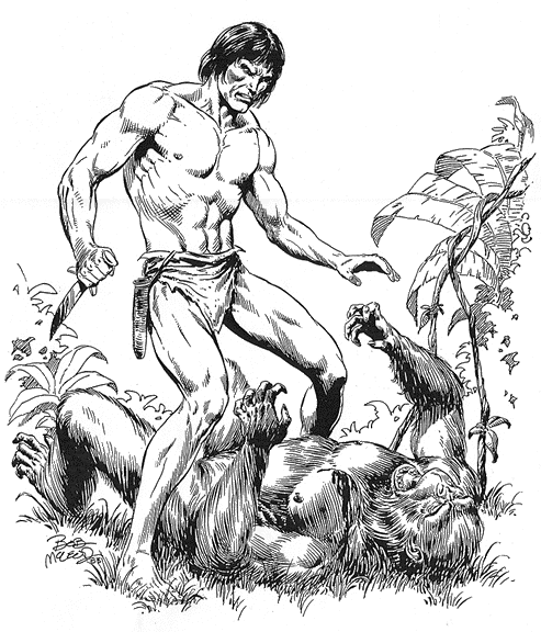 Coloriage 16 Tarzan