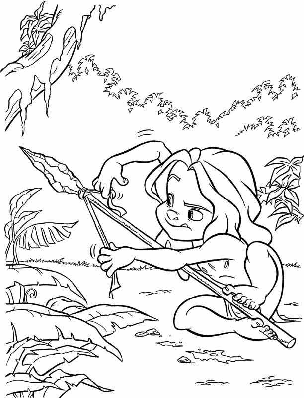 Coloriage 17 Tarzan