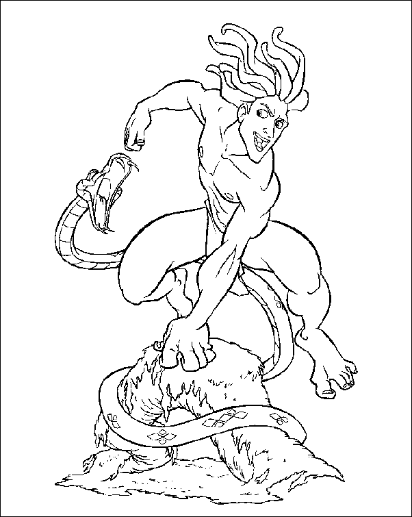 Coloriage 18 Tarzan