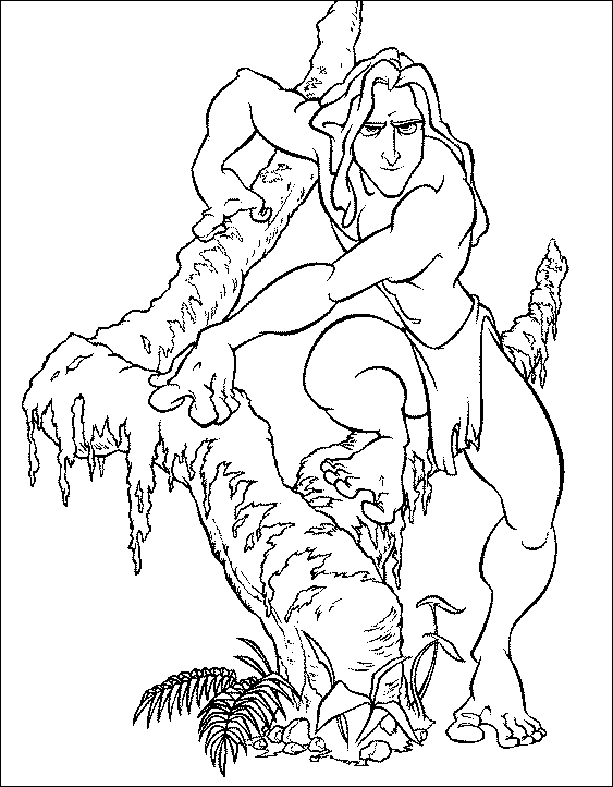 Coloriage 19 Tarzan