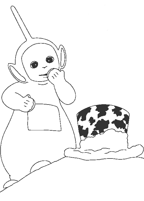 Coloriage 11 Teletubbies