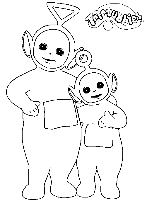 Coloriage 20 Teletubbies