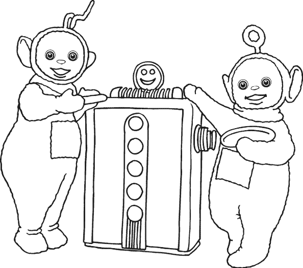 Coloriage 28 Teletubbies