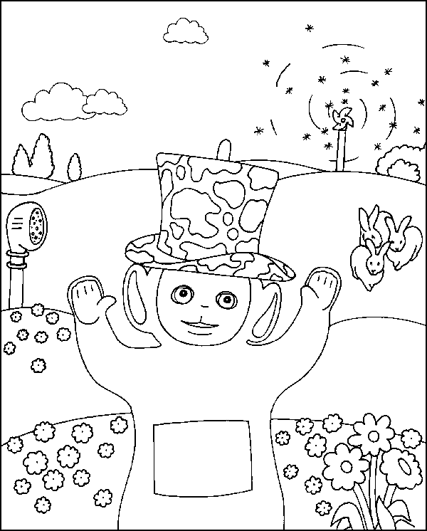 Coloriage 30 Teletubbies