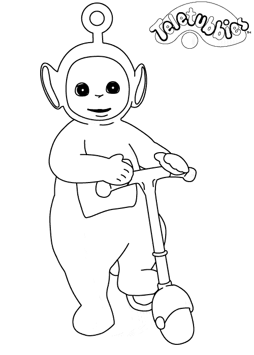 Coloriage 39 Teletubbies