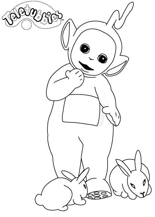 Coloriage 40 Teletubbies