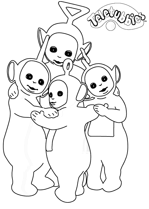 Coloriage 43 Teletubbies