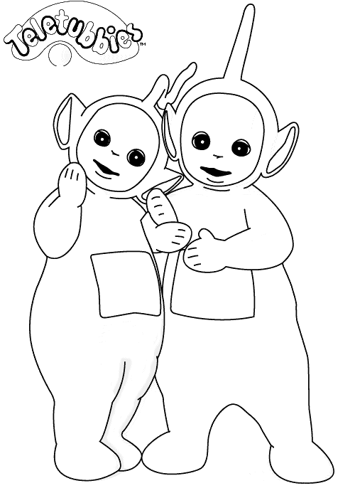 Coloriage 46 Teletubbies