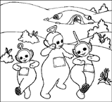 Coloriage Teletubbies 15