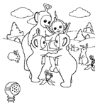 Coloriage Teletubbies 31