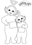 Coloriage Teletubbies 38