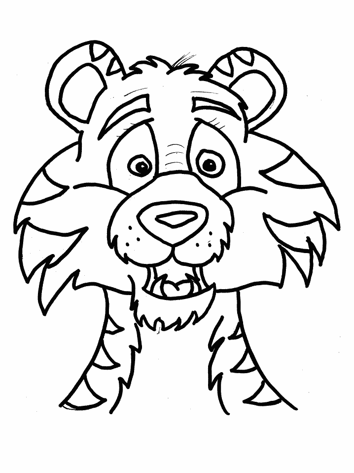 Coloriage 25 Tigres