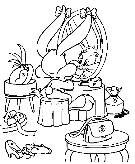 Coloriage 9 Tiny toon