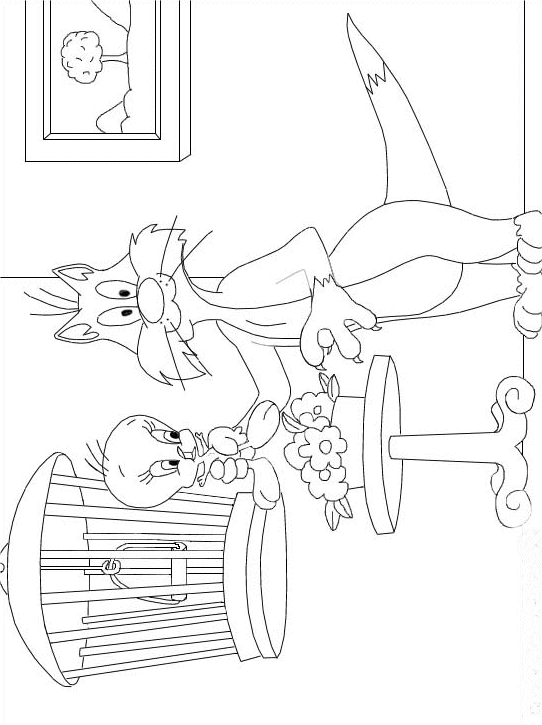 Coloriage 12 Titi