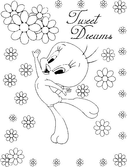 Coloriage 7 Titi