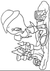 Coloriage Titi 25