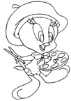 Coloriage Titi 32