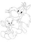 Coloriage Titi 4