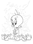 Coloriage Titi 6