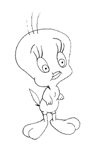 Coloriage Titi 8