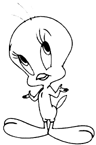 Coloriage Titi 9