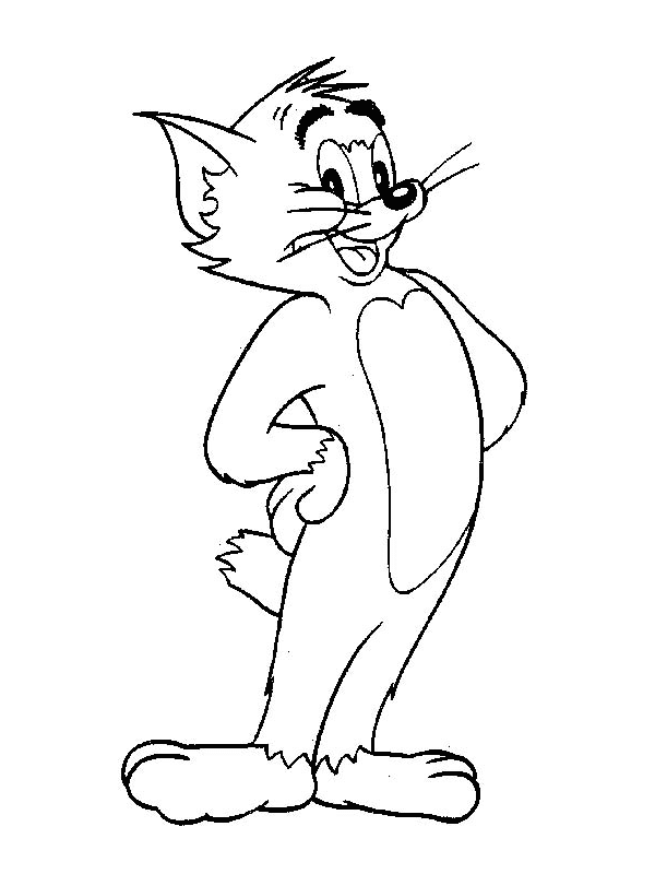 Coloriage 12 Tom et jerry