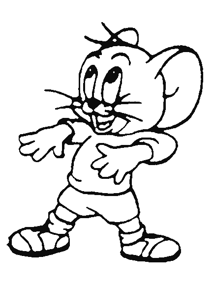 Coloriage 28 Tom et jerry
