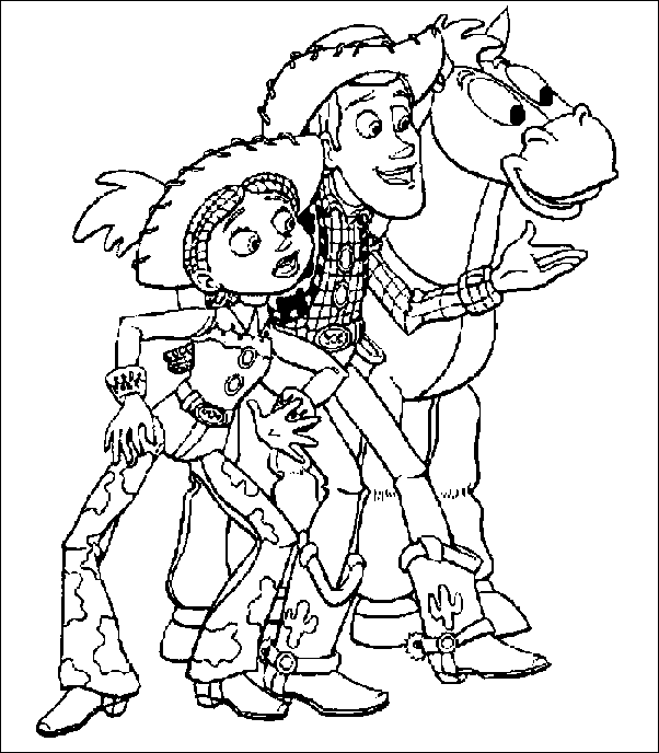 Coloriage 4 Toy story