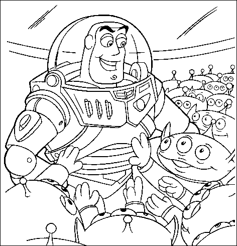 Coloriage 8 Toy story