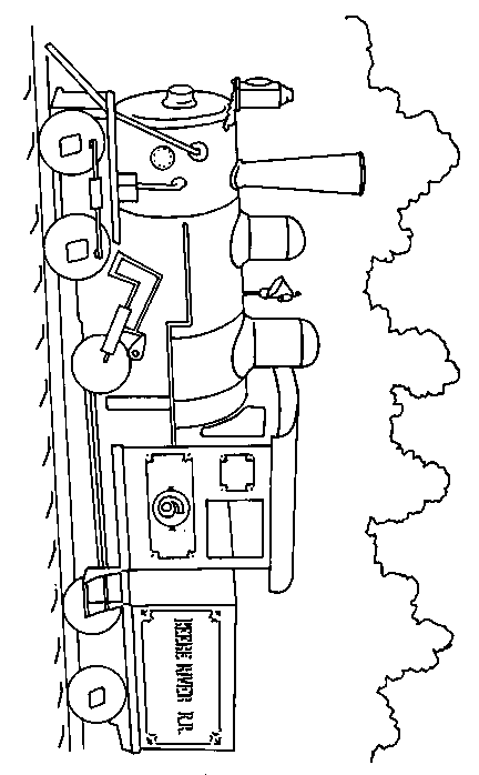 Coloriage 15 Trains