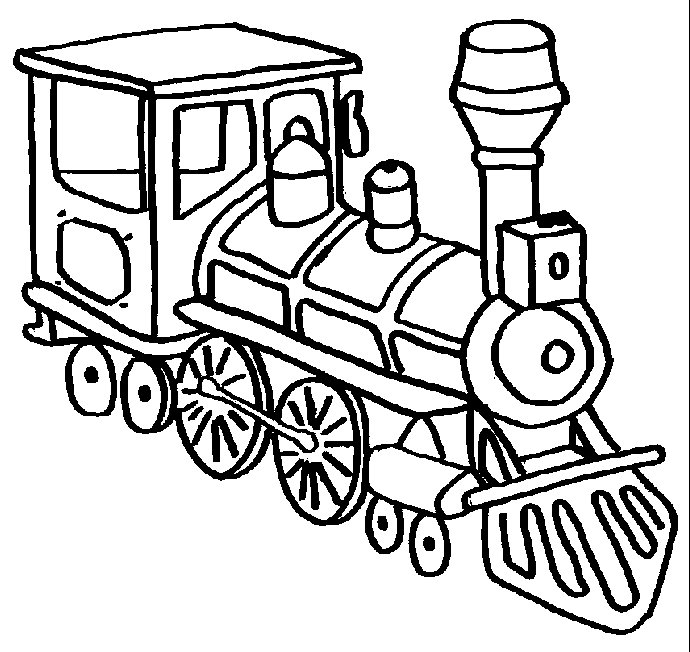 Coloriage 23 Trains