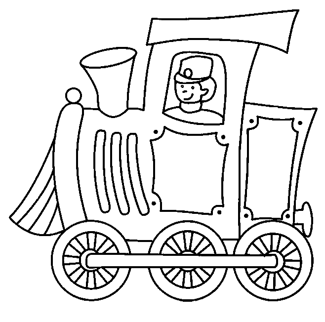 Coloriage 24 Trains